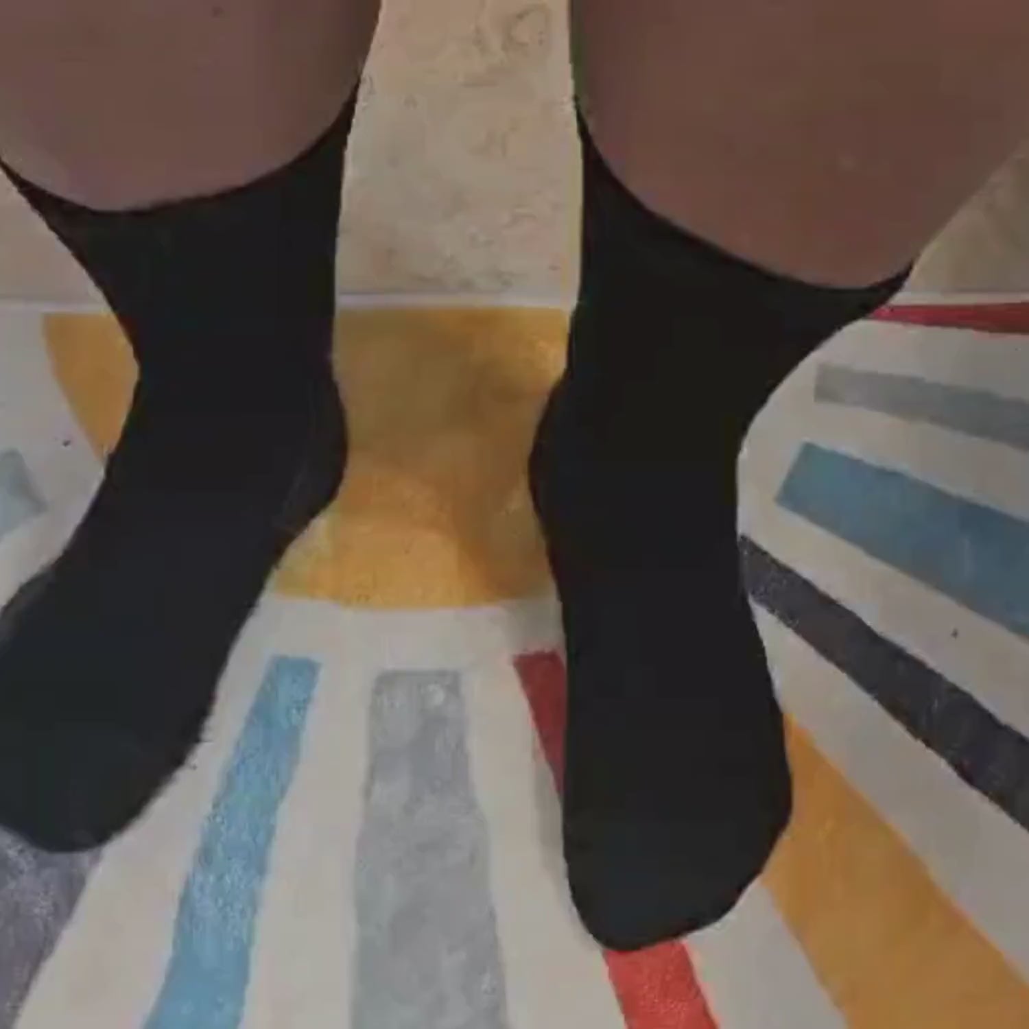 Venture Merino Wool Plus size Hiking Sock Black video