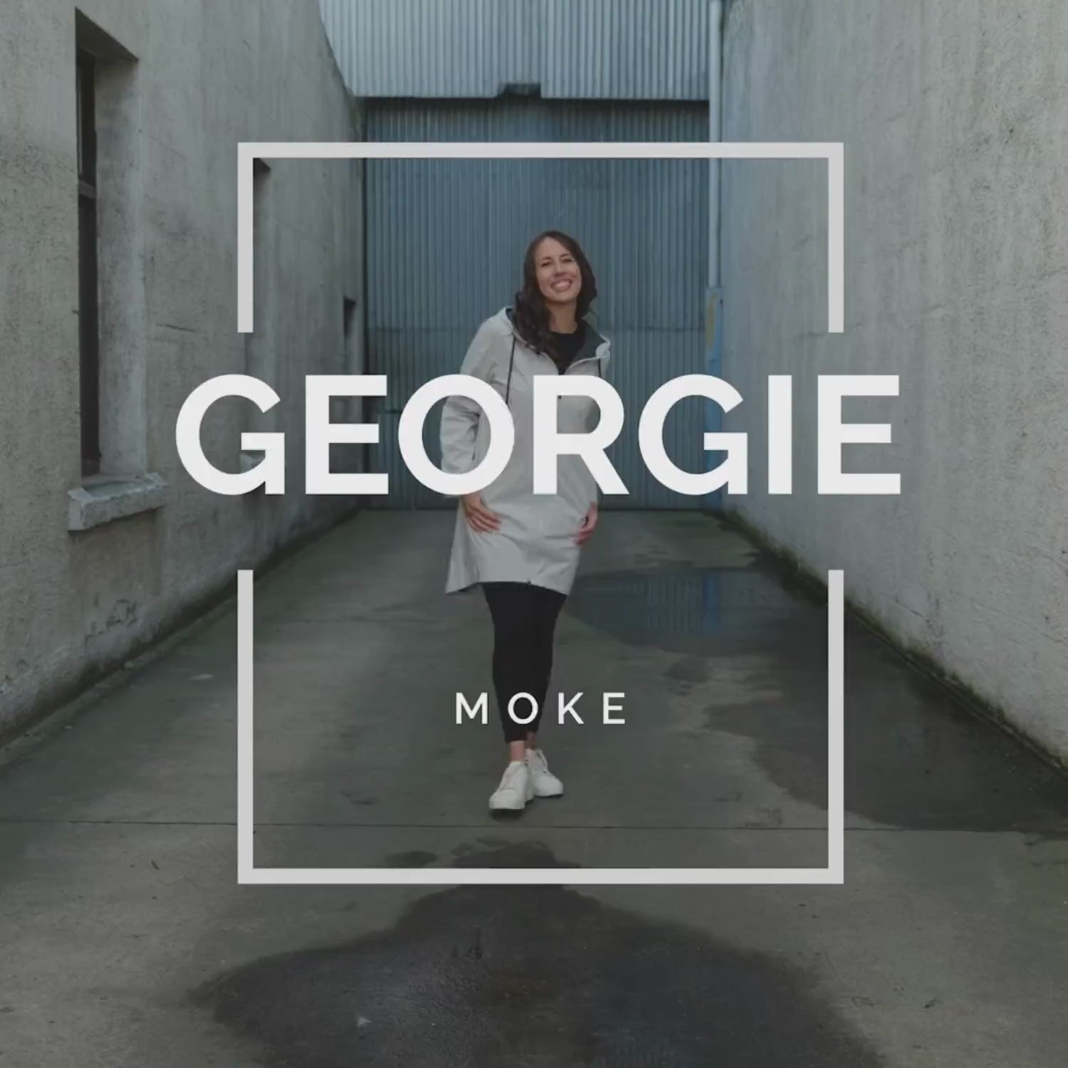 Moke Georgie Womens Plus Size Rain Jacket Video