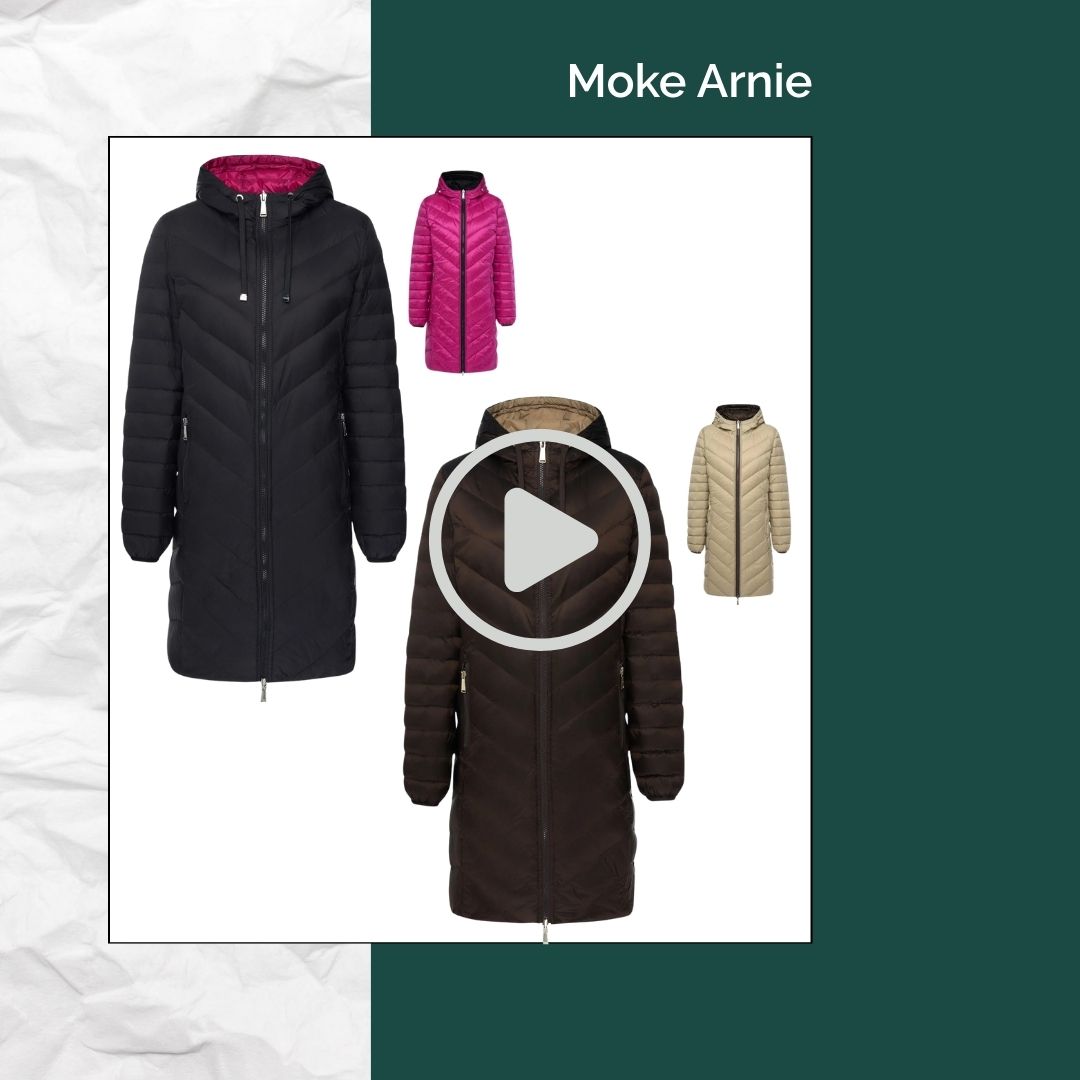 Moke Arnie Womens Reversible Puffer Coat Black _ Rose Violet Plus Sizes 2XL-4XL Short Video