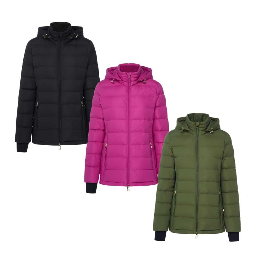 Moke Luciana Womens Puffer Jacket try-on review video