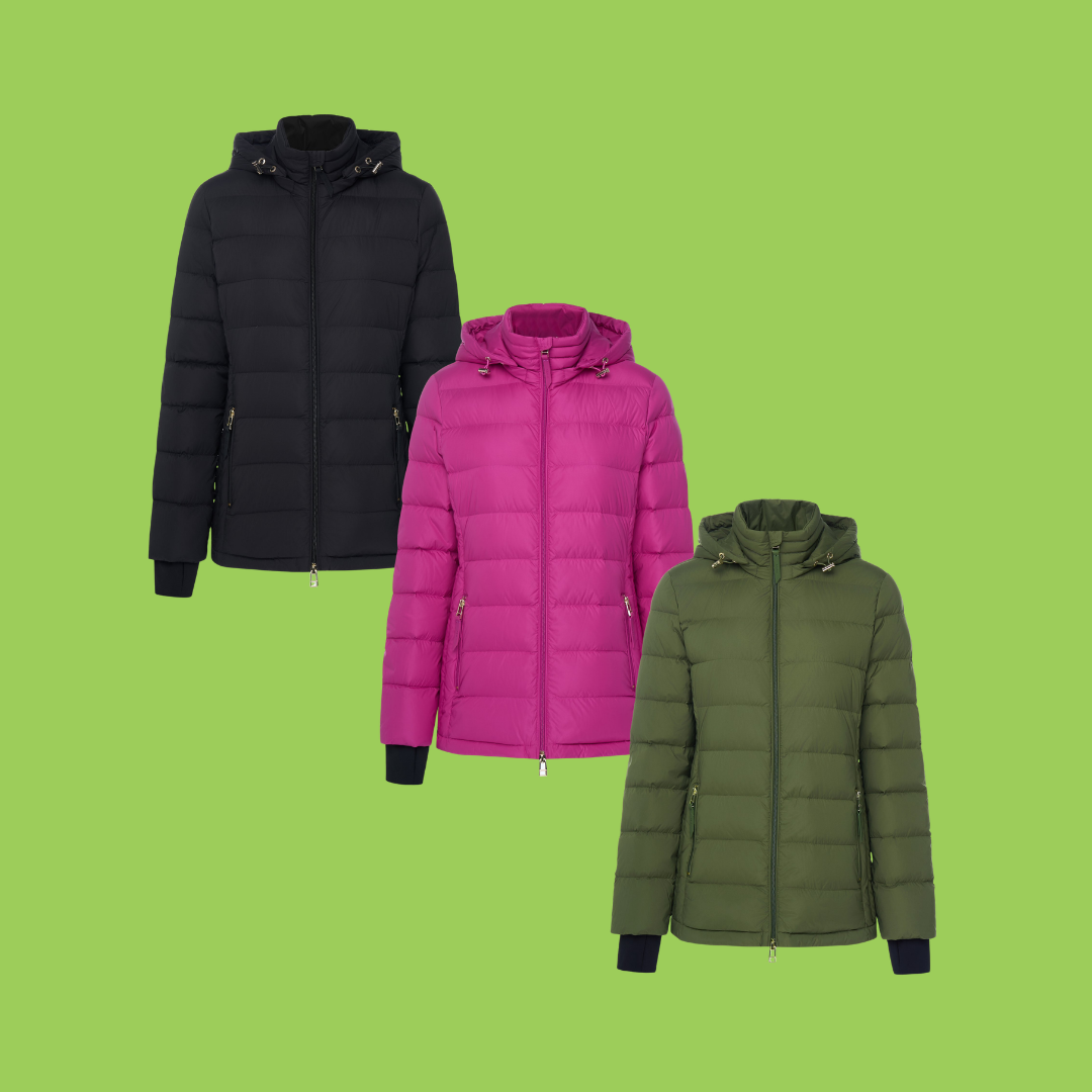 Moke Luciana Womens Puffer Jacket actual video