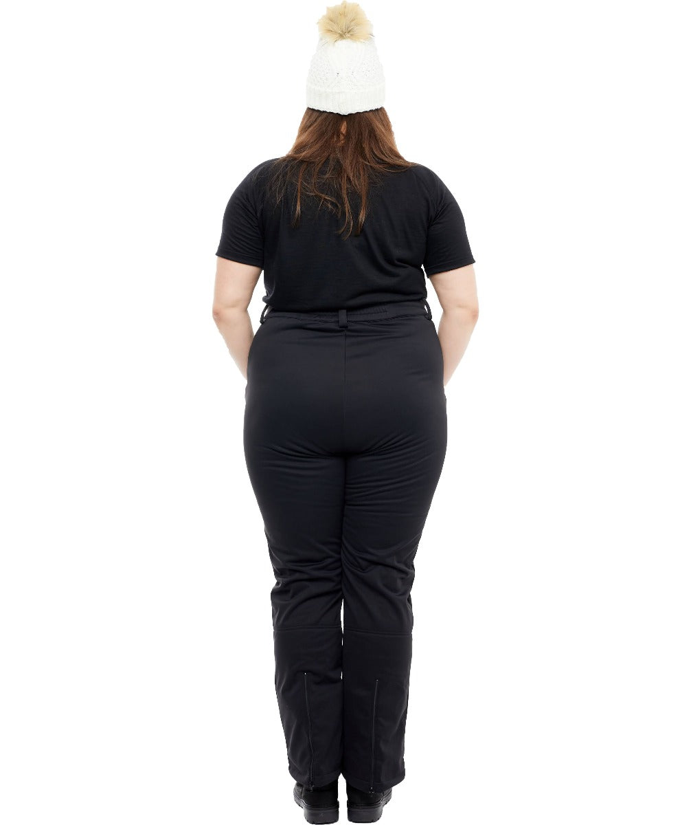 Pure Lapland Softshell Stretch Ski Pant Black Extra Short, Short, Regular & Long 18-36
