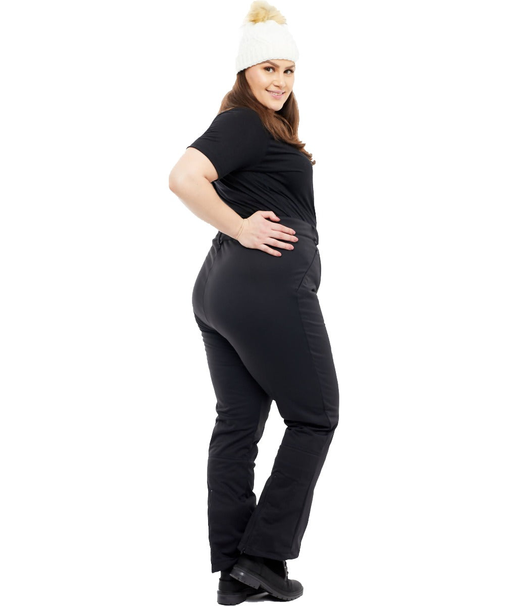 Pure Lapland Softshell Stretch Ski Pant Black Extra Short, Short, Regular & Long 18-36