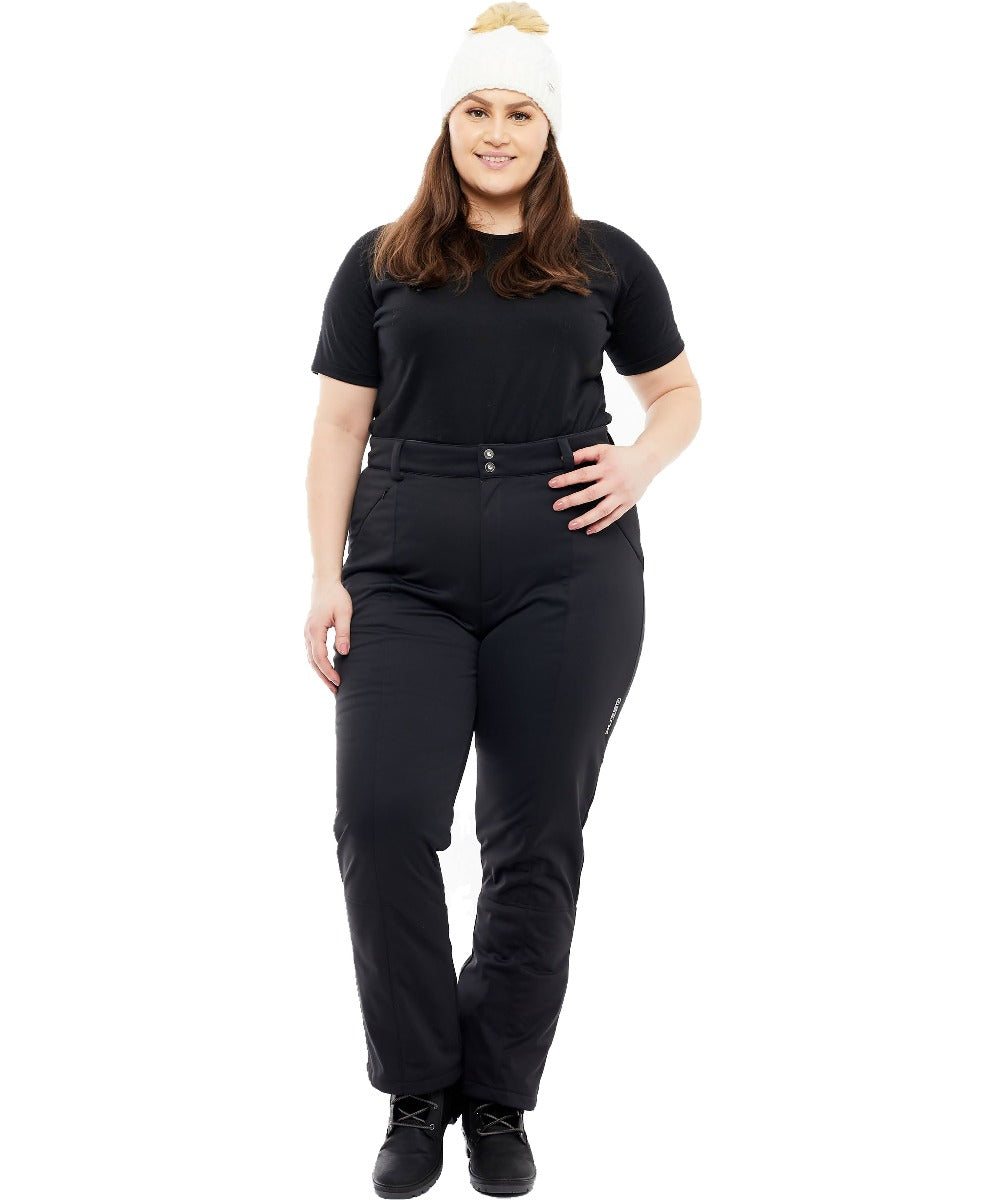 Pure Lapland Softshell Stretch Ski Pant Black Extra Short, Short, Regular & Long 18-36
