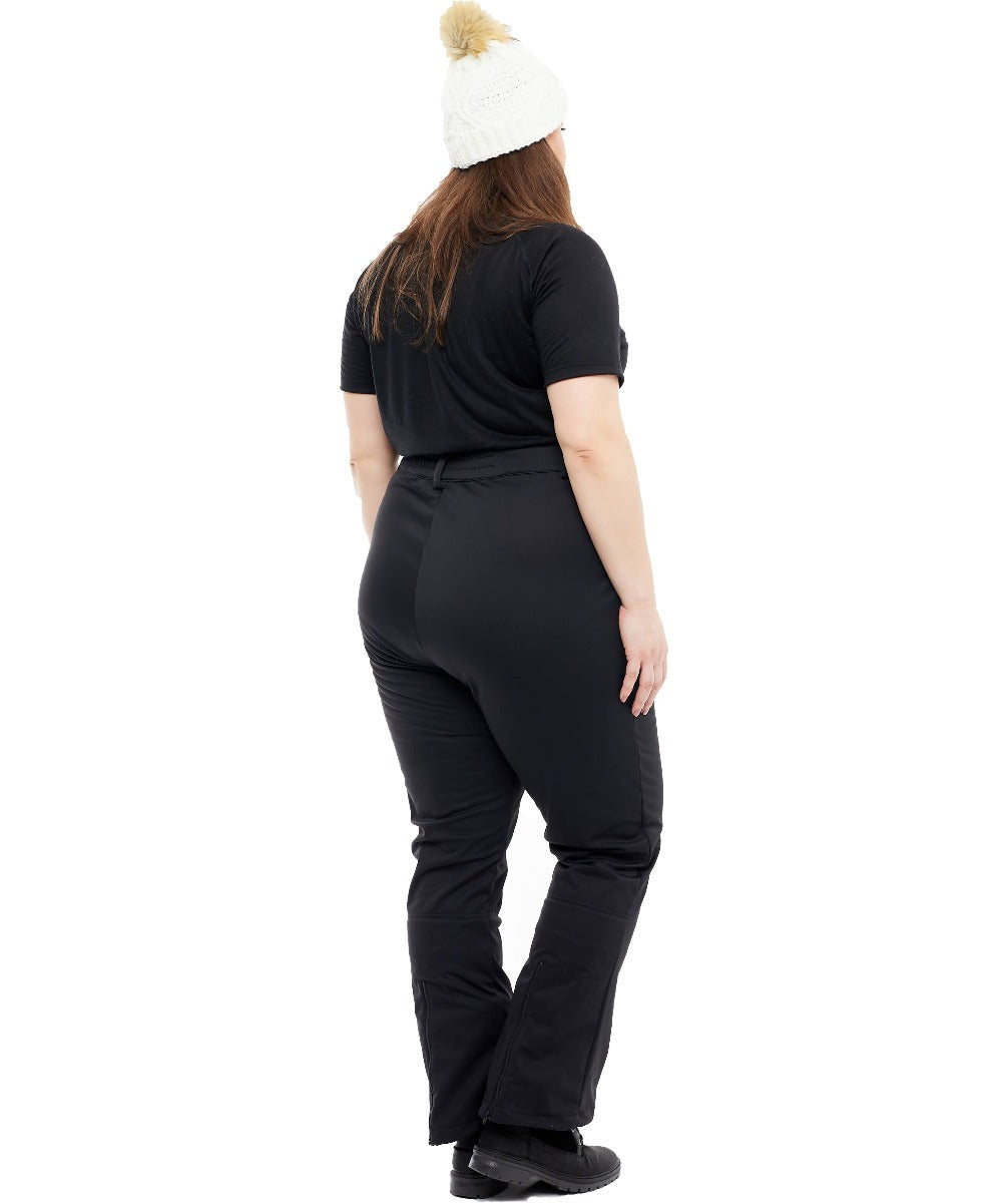 Pure Lapland Softshell Stretch Ski Pant Black Extra Short, Short, Regular & Long 18-36