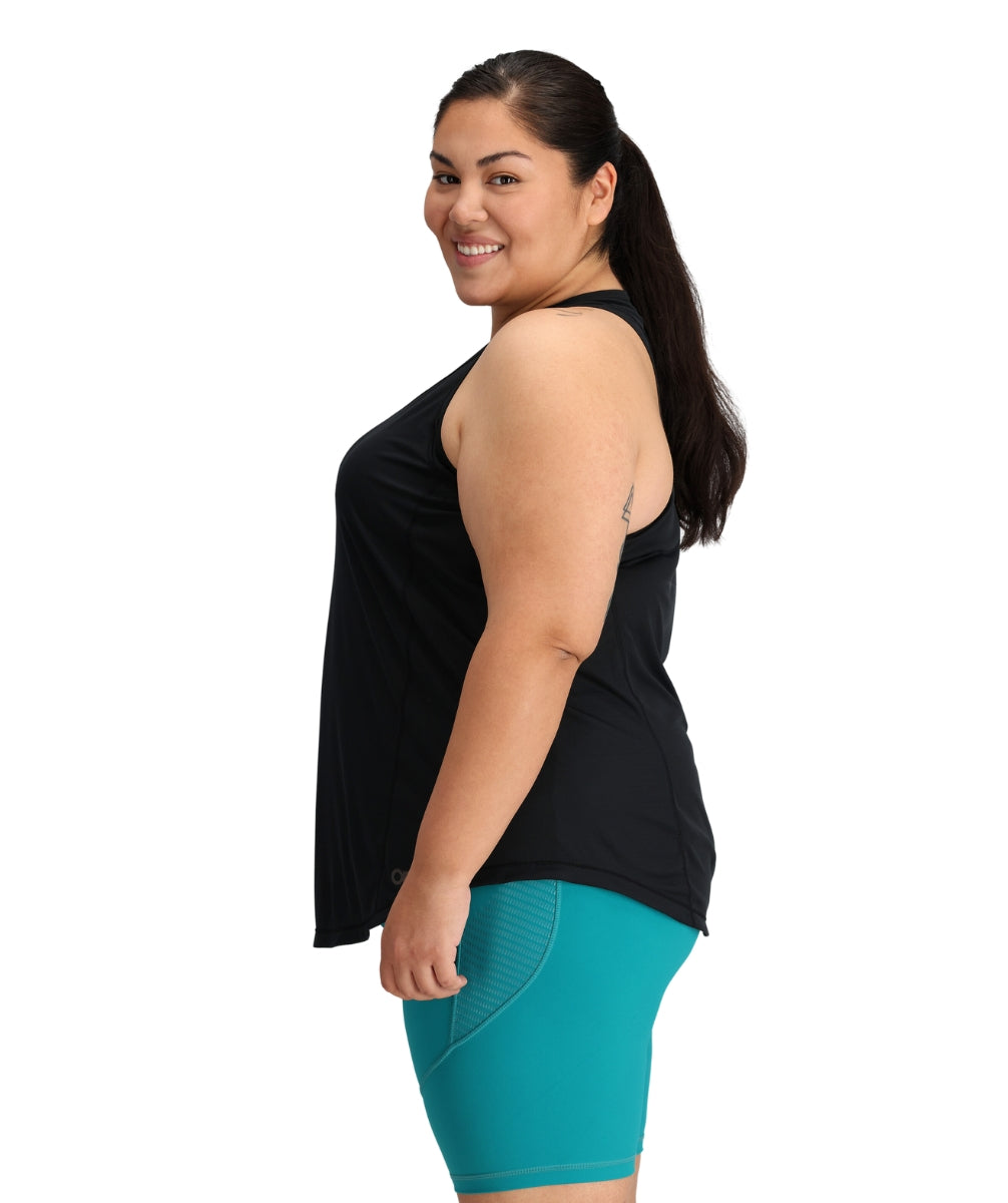 Outdoor Research Womens Echo Plus Size Tank Top Black 2X - 4X