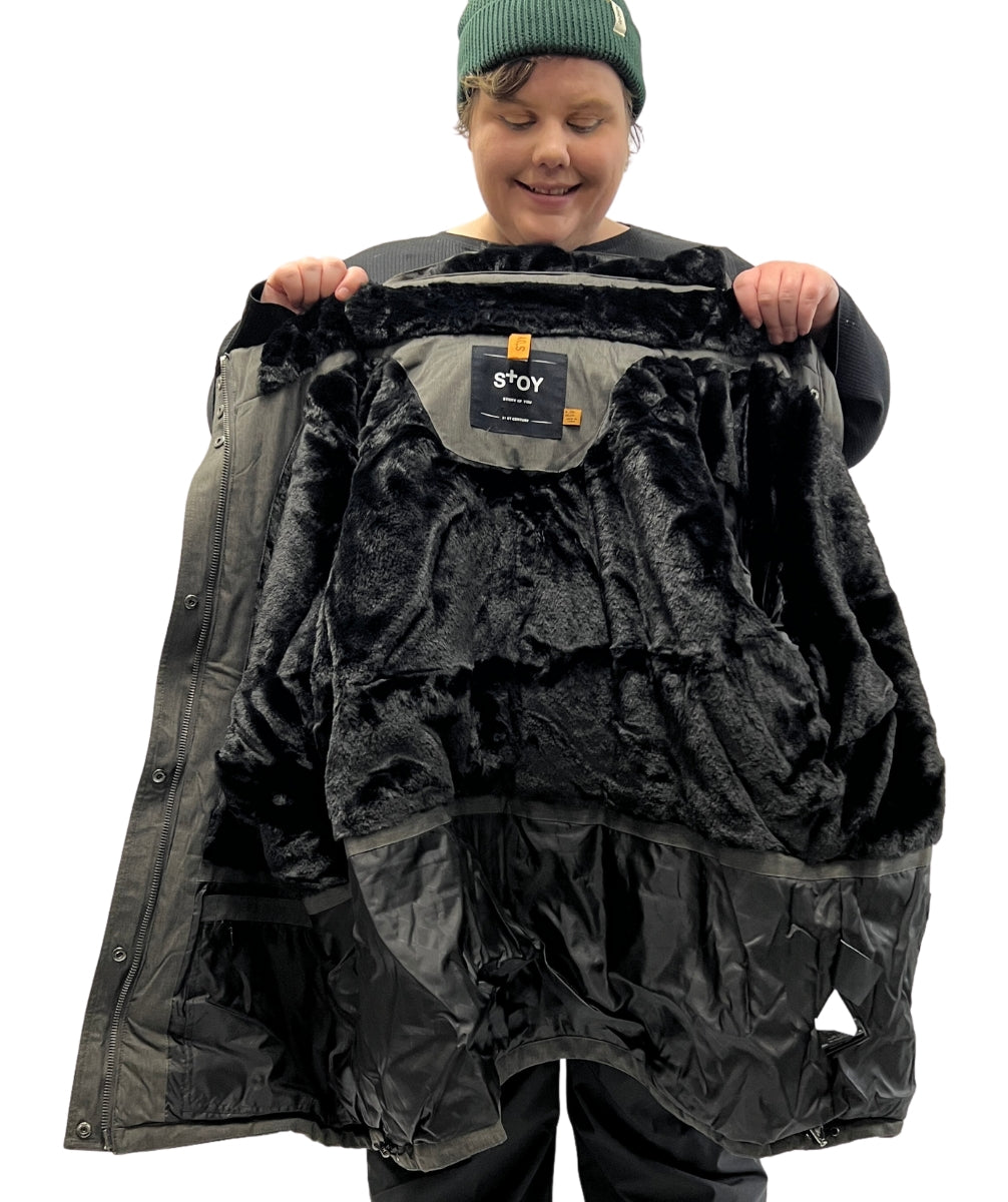 Stoy Abbey Tech Womens Plus Size Snow Jacket Anthracite sizes 24 & 26