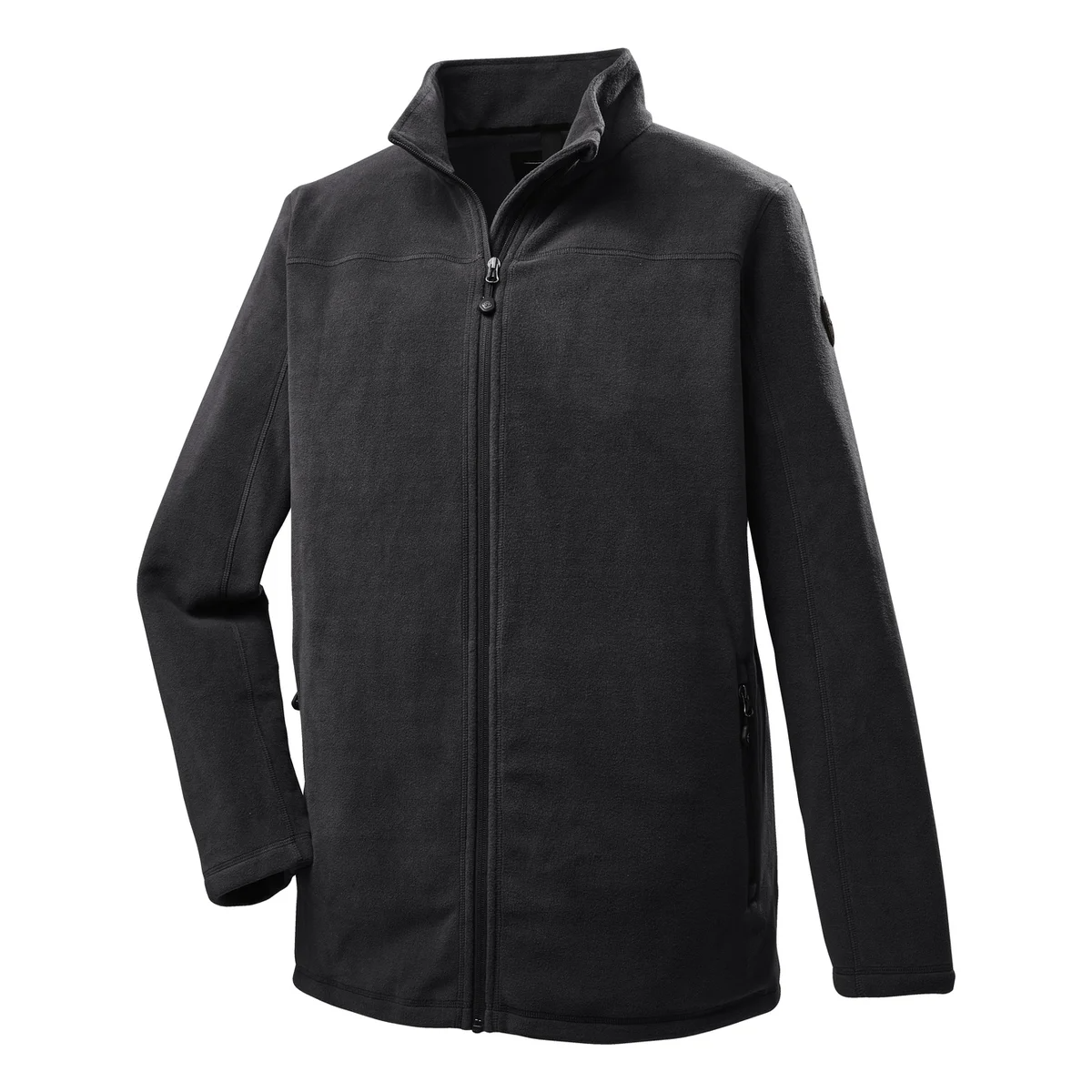 Buy Stoy Mens Plus Size Zip Fleece Jacket Black Sizes 2XL 6XL Online Plus Outdoor