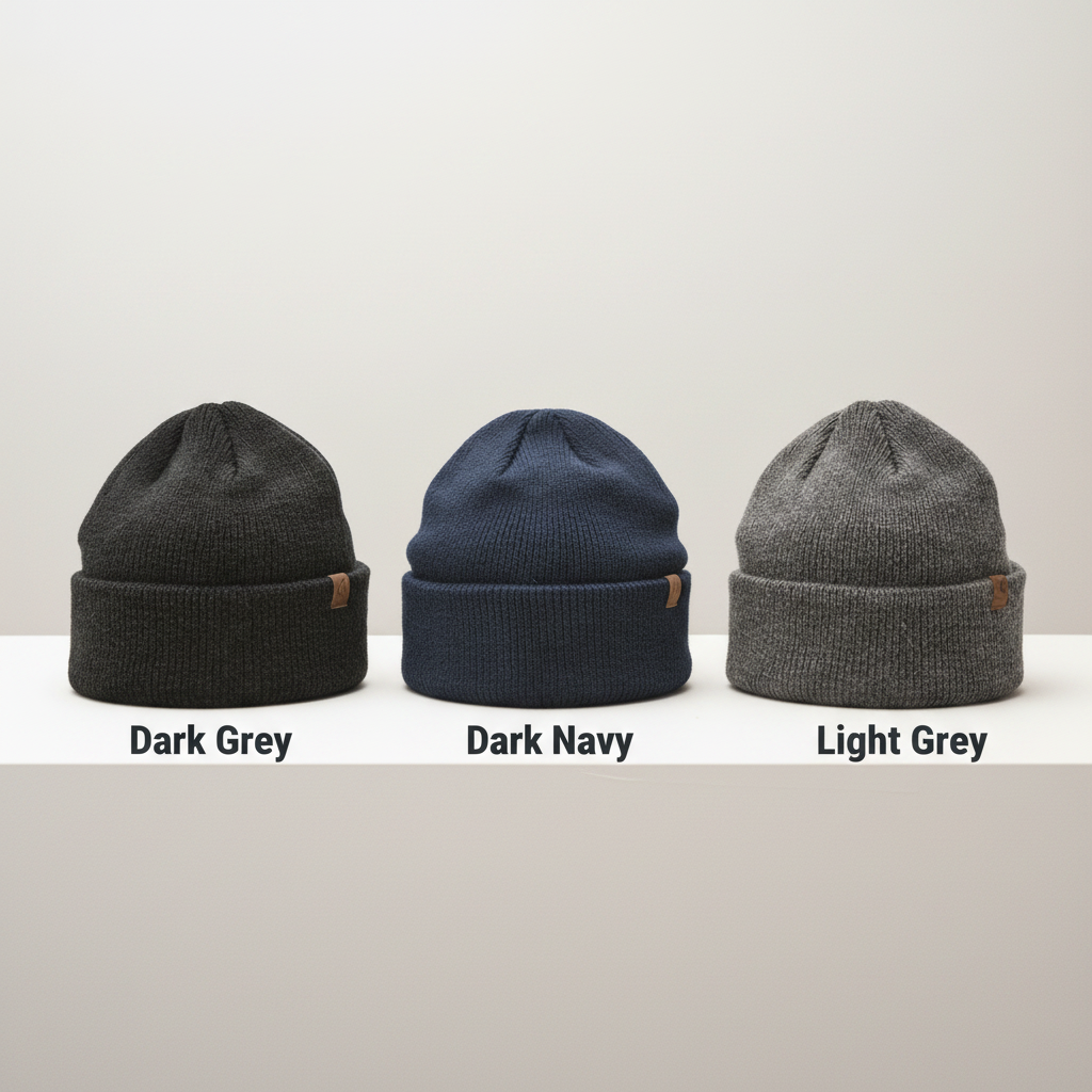 XTM Scree Merino Wool Beanie Collections - Grey and Navy