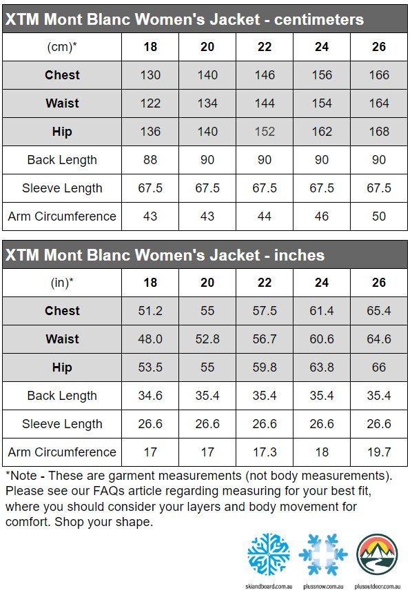 CLEARANCE - XTM Mont Blanc Womens Long Jacket Ivy Green 18-22