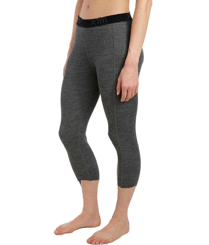 XTM Siberia 3/4 Merino Wool Plus Size Thermal Pants Grey Size 2XL