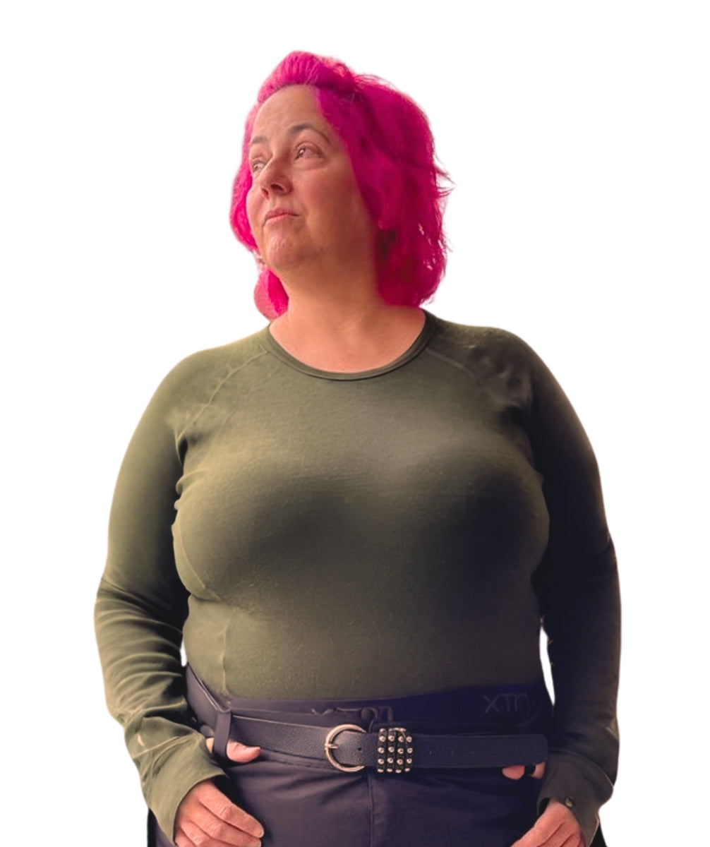 XTM Siberia Merino Unisex Wool Plus Size Thermal Top Kalamata XL-3XL
